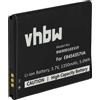 vhbw batteria compatibile con Samsung Galaxy GT-S5300, GT-B5510, GT-S5360, GT-S5301, GT-6102 smartphone cellulare (1300mAh, 3,7V, Li-Ion)