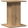 vidaXL Supporti Altoparlanti 2 pz Rovere 30x30x40 cm in Multistrato, stand per altoparlanti, supporto per altoparlanti da tavolo, supporto per altoparlanti surround