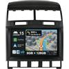 Keconsing 9 [6G+128G] Android 15 Autoradio per Volkswagen Touareg 2002-2010-Integrato Wireless CarPlay | Android Auto | DSP | GPS Sat Nav | Bluetooth 5.0 | Wifi | 4G | Mirror Link | 360° Panoramica+CAM&MIC