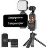 HAFOKO OSMO Pocket 3 Supporto per Telefono con Foro Filettato da 1/4 E Scarpa Fredda Espansione Telaio per Microfono Leggero compatibile con DJI OSMO Pocket 3 Accessori