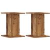 vidaXL Supporti Altoparlanti 2 pz Legno 30x30x40 cm Legno Multistrato, stand per altoparlanti, supporto per altoparlanti da tavolo, supporto per altoparlanti surround