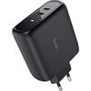 Trust Maxo Caricatore USB C 65W, Alimentatore USB C x2, Nero
