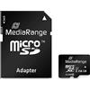 MediaRange Scheda di memoria microSDXC™, UHS-1, classe 10, con adattatore per scheda SD, 256 GB