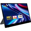 DKSooozs Monitor Portátil 14,1 Pollici 1080P Full HD Estensore di Schermo per Laptop Schermo IPS per Giochi di Secondo Schermo Esterno