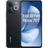 realme Note 70T Smartphone, 4+256GB, Batteria di lunga durata da 6.000 mAh, Protezione ArmorShell™, Spessore di soli 7,94 mm, Fino a 4+8 GB di RAM dinamica, NEXT AI, Caricabatterie non incluso, Nero