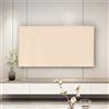 DOTBUY-SHOP Copertura TV Antipolvere, Copertura Schermo Colori Solidi, Elastico Universale Protettori Schermo per Televisori, 32-85 Pollici TV/PC Protezione Copri (Beige,46-50 pollici)