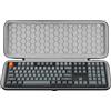 Geekria Custodia rigida per tastiera, compatibile con Keychron K10 HE/K10 Max/Q6 HE/V6, Redragon K668/K689/K556 PRO, AULA F108 PRO, borsa da viaggio per tastiera per computer a 104 tasti