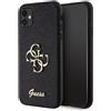 CG MOBILE Guess GUHCN61HG4SGK - Custodia rigida per iPhone 11/Xr 6.1, colore: Nero