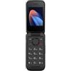 TCL Onetouch 5023 Schermo 2.4 Telefono Cellulare Facile Uso, Tasti Grandi per Anziani. Base caricatore, fotocamera, Bluetooth, torcia elettrica, pulsante SOS, registratore, nero [Versione ES/PT]
