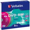 Verbatim DVD-RW 4.7GB - Confezione da 5