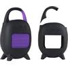 Hesupy Custodia protettiva in silicone per JBL CLIP 5, custodia morbida a prova di caduta antiurto protettiva per altoparlante portatile CLIP5, accessori per organizer da esterni, protezione completa (nero)