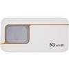 Plyisty 5G Hotspot Mobile, Router Hotspot Mobile WiFi 6, 2,77 Gbps DL, 1,25 Gbps UL, Batteria da 7100 MAh, Design IP67, 2.01 in Touch Screen, Fino a 16 Dispositivi, Supporta 4G+