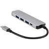 Sxhlseller Docking Station Superspeed, Hub Multifunzione di Tipo C a HDMI + PD Adattatore Multifunzione Convertitore di Carica Rapida Splitter Adatto per Telefoni