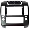 DLUMFPF Radio Fascia Stereo Dash 2 Din 9 Pollici Autoradio Fasce Per Nissan Per NAVARA D40 2006-2012 Unità Di Testa Stereo MP5 GPS Video Player Pannello Dash Cornice