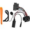 EBTOOLS Professionale Autopart Bluetooth5.0 Aux In Adattatore Microfono vivavoce a 12 pin Cavo musicale Bluetooth per auto Sostituzione per Opel Cd30 Mp3 Cdc40 Cd70 Dvd90