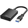 Hmrope Adattatore da USB a HDMI, USB 3.0/2.0 a HDMI HD1080P Cavo Convertitore Audio Video per PC Laptop Proiettore HDTV Compatibile con Windows XP/10/8.1/8/7