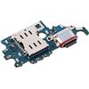 OnlyTech - Lettore di schede SIM di ricambio per Samsung Galaxy S21 5G G991B - Pezzo di ricambio interno incluso porta USB, lettore SIM, microfono e antenna