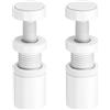QUARKZMAN 2Pacchetti Supporto Per Scheda Grafica GPU, Base Magnetica Regolabile In Altezza 27-50mm Per Scheda Video Desktop, Lega Di Alluminio Bianco