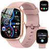 Dyurwa AI Smartwatch Uomo Donna, Smart Watch ChatGPT-AI Assistente Vocale AI, 1.91 Orologio Smartwatch Donna Chiamate Bluetooth, 24H Cardiofrequenzimetroi/Sonno/Contapass, 110+ Sportive, IP68 Impermeabil