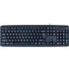Techly 302839 Tastiera USB 104 Tasti Layout Americano Nero Nero