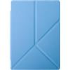 MQVQAUBST Custodia in pelle PU for e-book adatta for Kobo Aura One 7.8 pollici 2016 e-book Smart Sleep Fall Protection Stand Case(Sky Blue)