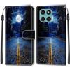 KENHONER Custodia per Motorola Edge 60 Fusion/Edge 60, luna