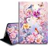Bxgolkgd Custodia per tablet per Kindle Paperwhite 2024 da 7 (12a generazione) e Kindle Colorsoft Signature Edition, funzione di accensione/spegnimento automatico, uccello floreale farfalla