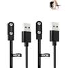 yystao (2 pezzi) Cavo per ZOSKVEE P95 Smart Watch, yystao Cavo di ricarica magnetico stabile USB compatibile con ZOSKVEE P95
