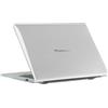 ZORSOME Custodia a clip compatibile con Huawei MateBook D14 2023/2024/2025, custodia protettiva rigida trasparente, trasparente