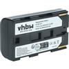 vhbw batteria compatibile con Canon serie MV MV200 videocamera camcorder (1300mAh, 7,2V, Li-Ion)