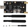 Fdit Adattatore da NGFF (M.2) a USB 3.0 con Doppio Slot per Scheda SIM per Modulo 3G/4G/5G con Antenna, Supporto M.2 Key B Card Size di Tipo 3042/3052