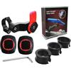 JIIENO porta cellulare moto antivibrazione quadlock moto Supporto universale per smartphone con ammortizzatore di vibrazioni per manubrio di,bicicletta,generale