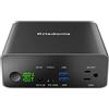 Krisdonia power bank, batteria esterna a ricarica rapida 40000mAh con presa AC/porta USB-C PD 100W / 2 USB-A QC3.0 caricatore portatile per laptop MacBook CPAP campeggio all'aperto viaggio