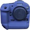 ZORSOME Custodia protettiva per fotocamera Canon EOS R3, in gomma siliconica, custodia protettiva per Canon EOS R3, blu