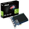 ASUS Scheda grafica NVIDIA GeForce GT 730 (PCIe 2.0, memoria GDDR5 da 2 GB, porte HDMI 4X, design a slot singolo, raffreddamento passivo) (GT730-4H-SL-2GD5)