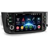 Erisin 8-Core Android 14 4GB+64GB Autoradio per Fiat Grande Punto Linea 6.2 pollici IPS Schermo tattile Supporto GPS Navigatore Senza fili CarPlay Android Auto WiFi DAB+ Bluetooth 5.0 DSP Canbus OBD2