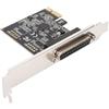 Generic Scheda Parallela PCIe a 1 Porta IEEE 1284 DB25 con compatibilità Completa per Supporto Stampante modalità ECP/EPP/SPP per PC /