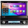 erisin 4+64GB 8-Core Android 14 Autoradio Universale 1 Din CarPlay WiFi 4G GPS Navigatore Lettore CD/DVD 7 Pollici Touchscreen