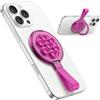 TAURI Supporto Universale Magnetico per Telefono con Ventosa - Montaggio a Mani Libere per Superfici Lisce (Muro, Vetro, Cruscotto) - Compatibile con Smartphone Magnetici, Fucsia