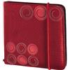 Hama Up to fashion, Custodia in nylon per 24 CD/DVD, colore: Rosso