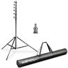 Walimex pro AIR Jumbo 730 Stativo per luci max 22,5 kg Cavalletto fotografico con altezza fino a 730 cm, in alluminio, Treppiedi con attacco per apparecchiature foto e video