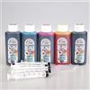 FINK 5 bottiglie di inchiostro di qualità compatibile per Brother LC3219 LC3217 LC223 LC123 LC225 LC227 LC125 LC400 LC450 Cartucce di inchiostro ricaricabili