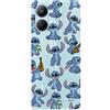 LA CASA DE LAS CARCASAS Custodia per Realme C33 ufficiale di Lilo & Stitch Pattern trasparente per proteggere il tuo cellulare. Cover Realme in silicone flessibile con licenza ufficiale Disney