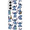 LA CASA DE LAS CARCASAS Cover per Samsung Galaxy S22 Plus ufficiale di Lilo & Stitch Patron trasparente per proteggere il tuo cellulare. Cover per Samsung Galaxy in silicone flessibile con licenza ufficiale Disney