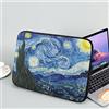 Showudesigns Custodia per laptop da 15, comoda borsa per computer portatile da 15 pollici, motivo Van Gogh, per viaggi, lavoro, scuola, viaggi, affari, attività all'aperto