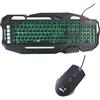 SIMPLETEK - Kit Gaming Mouse & Tastiera Professionale RGB | QWERTY Layout ITA, 8 Macro, 7 Colori | Mouse Fino a 12000 DPI