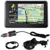 Aramox Navigatore GPS per Auto, Schermo Touch da 5 Pollici, 256MB/8GB di Memoria, Mappe Europa con FM MP3