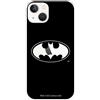 LA CASA DE LAS CARCASAS Custodia per iPhone 14 con logo Batman trasparente, in silicone flessibile, con licenza ufficiale DC Comics