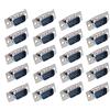 Oiyagai 20 Pezzi Connettore DB15 VGA Maschio 3 File 15 Pin Tipo di Saldatura D-SUB Adattatore di Ricambio