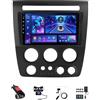 BOJONTN 10 Pollici 2 Din Android 14 Auto Stereo Radio Per Hummer H3 2005-2010 con Car Play senza fili GPS Telecamera Posteriore Comandi al volante Bluetooth(T1[1+16G])